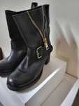 Botas de senhora pretas, tamanho 39