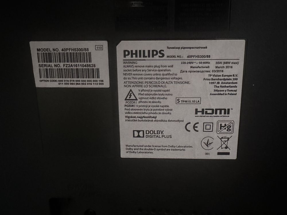 Telewizor Philips 40 cali