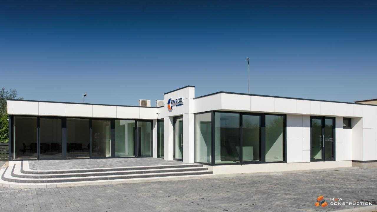 198 m2 Modułowy Pawilon handlowy, usługowy, modułowe biura dla firm
