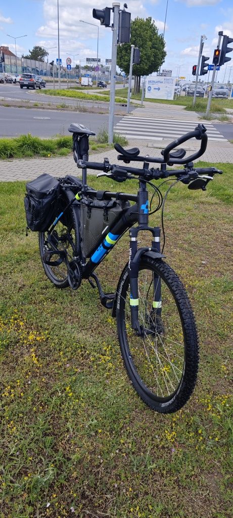 Rower górski Cube Aim Pro XL 29" MTB + sakwy torby oświetlenie lemondk