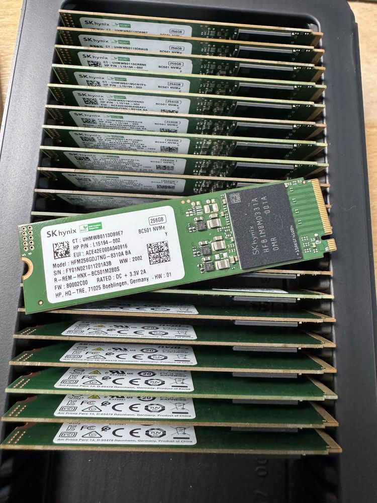SSD m2 NVME 2280 256 Gb SK hynix BC501 Кількість