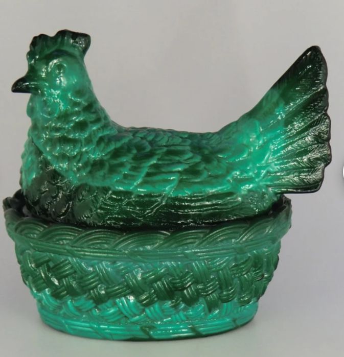 Kura szkło malachitowe