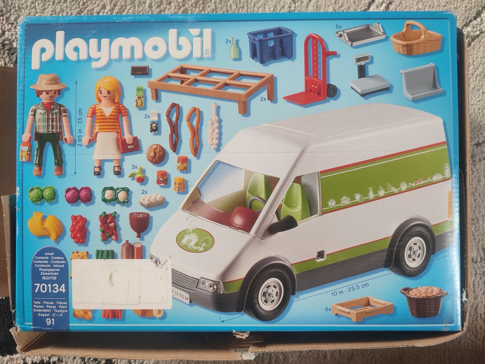 Playmobil samochód do sprzedaży warzyw i owoców