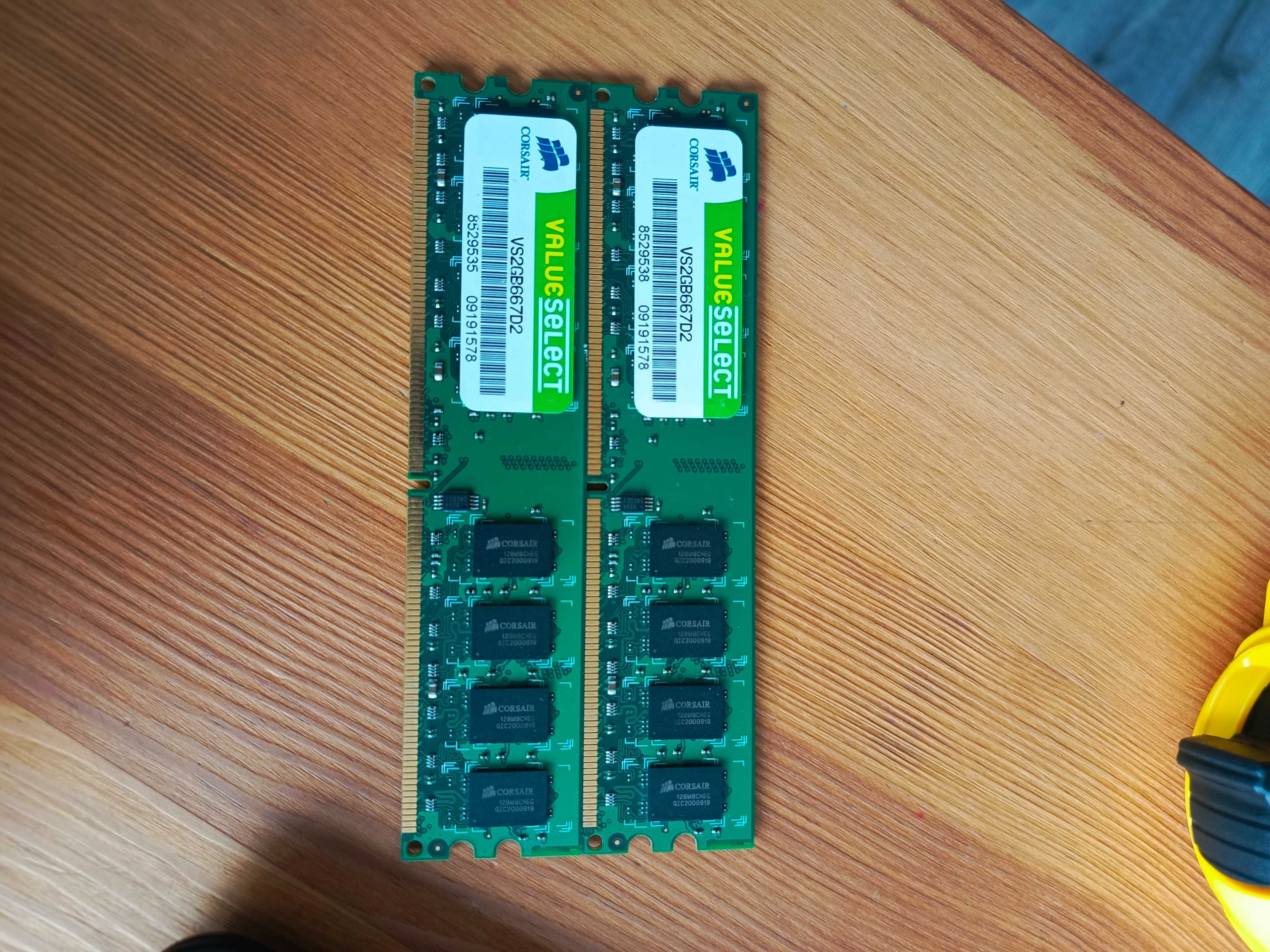 CORSAIR VS2GB667D2 2x2GB Gwarancja, Para