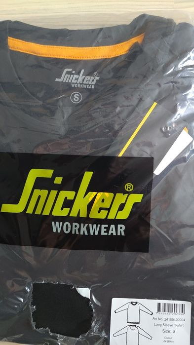 2-Pack 2410 Snickers S Long dwupak koszulek roboczych z długim rękawe