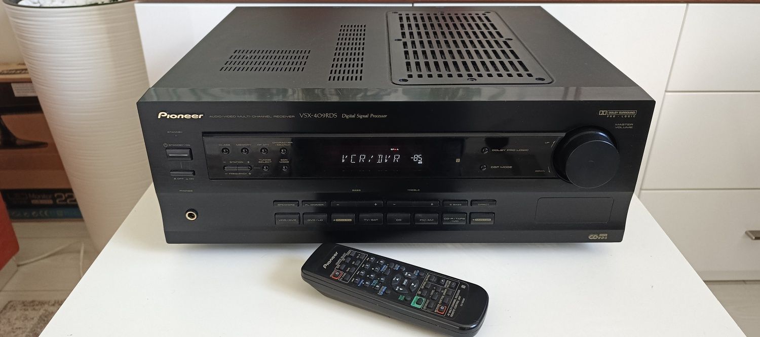 Pioneer VSX-409 RDS, amplituner audio/video 5.1., pilot. Fajny stan.