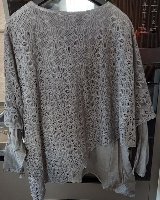 Tunika damska dwuwarstwowa