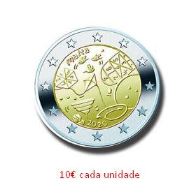 Moedas comemorativas de 2€ (Varias) inclui universidade Coimbra e 2022