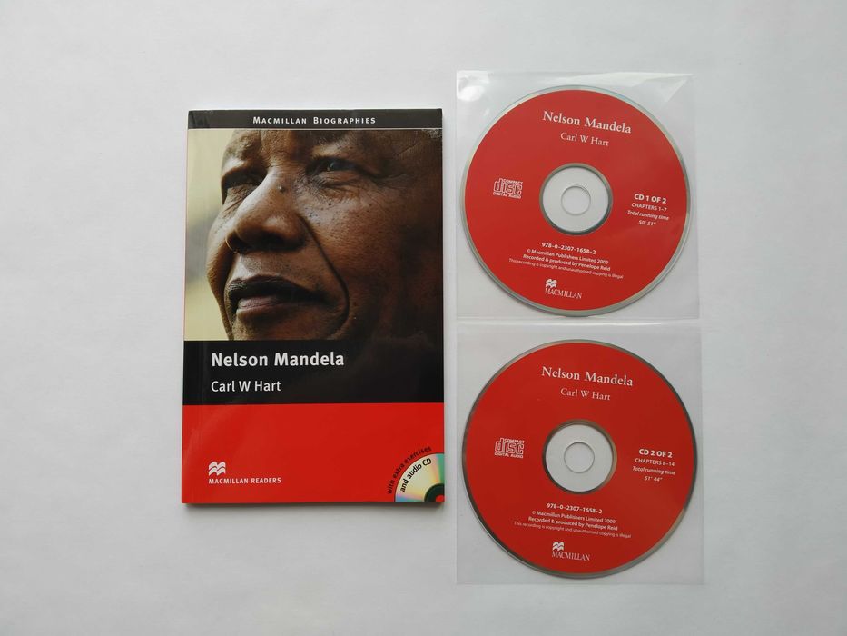 Nelson Mandela Carl W Hart Macmillan Readers książka po angielsku