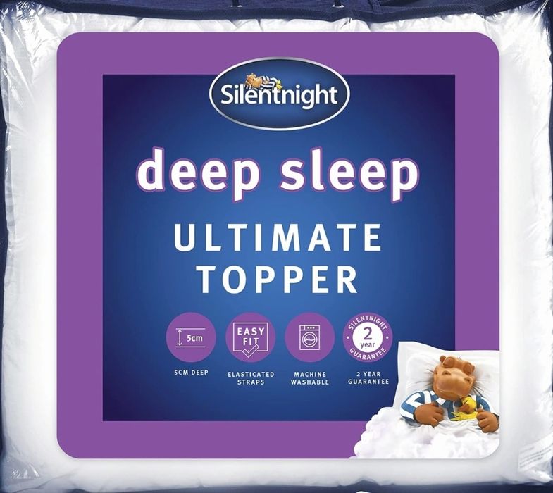 NOWA Nakładka materac topper 5cm 100% bawełna 180x200 + kołdra gratis