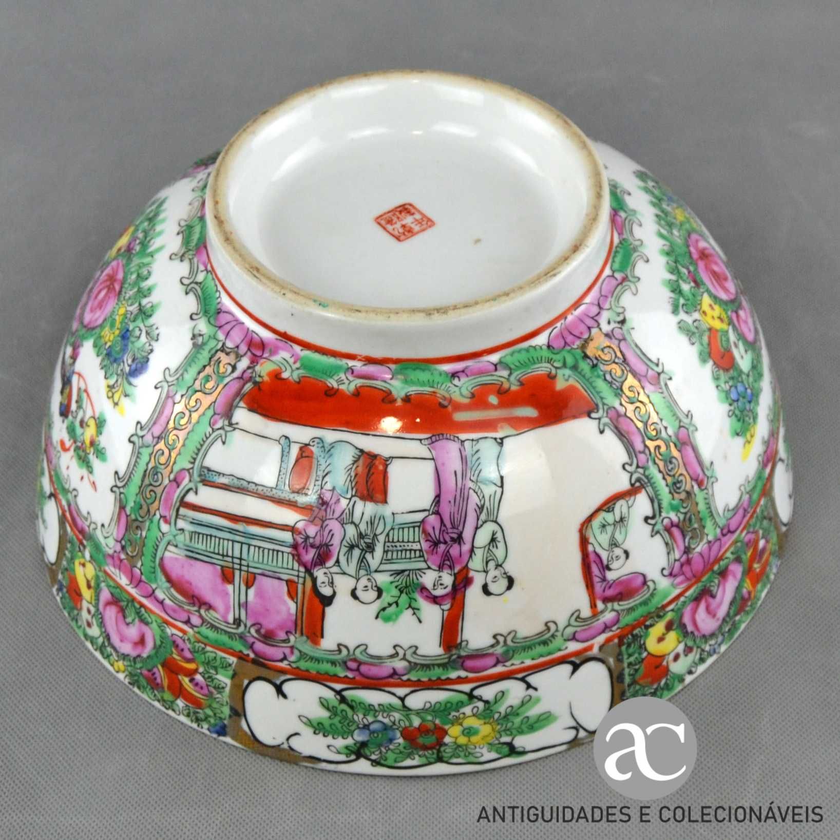 Taça / Poncheira em porcelana da China Mandarim – Anos 60