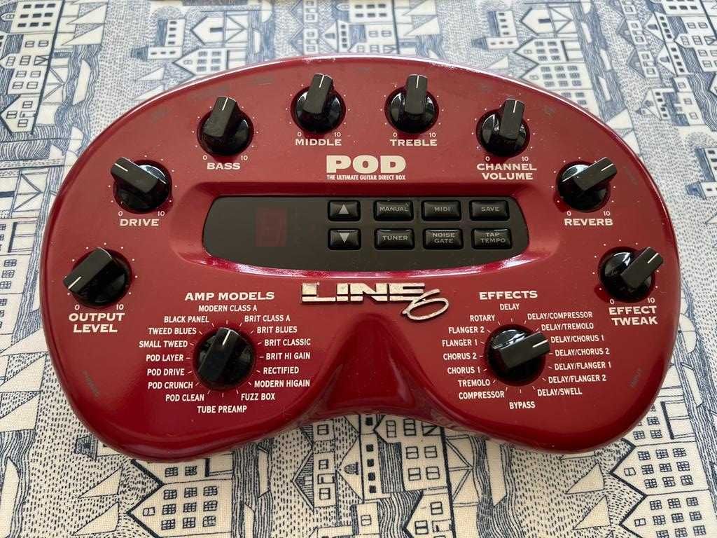 Line 6 POD - Processador de efeitos para guitarra!