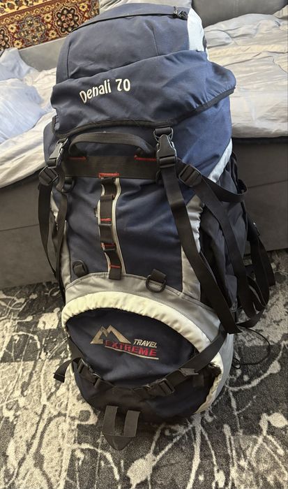Професійний туристичний рюкзак 70+10 L