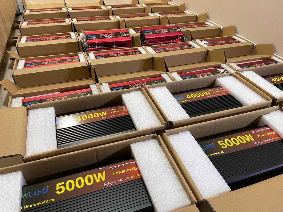 Перетворювач Easun Powland 12V 220V 5000W Чиста Синусоїда Інвертор