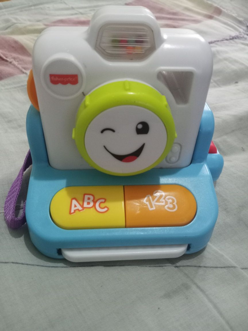 Brinquedo câmera de bebê Fisher price