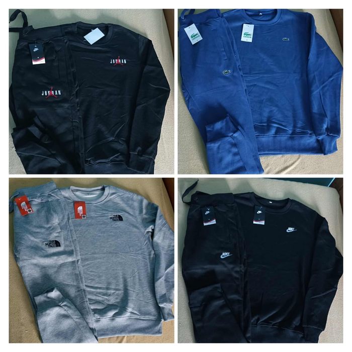 Ocieplane dresy męskie wyszywane logo. M.L.XL.XXL.