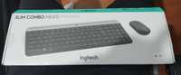 Teclado Logitech Slim Wireless Membrane Combo MK470 Espanhol + Mouse