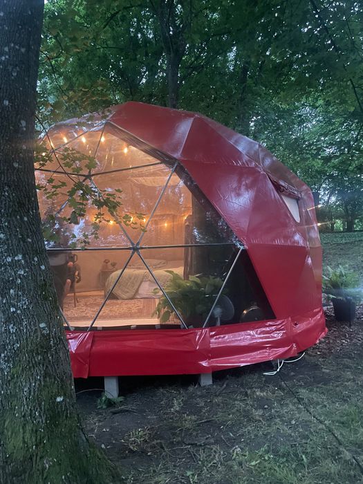 Glamping sferyczny kopula 28m2