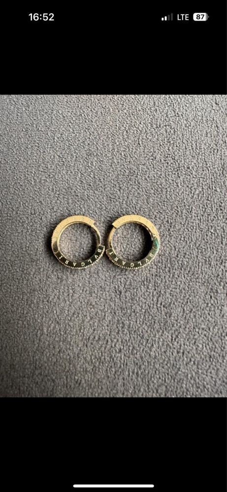 Kolczyki zlote 14 karat próba  585