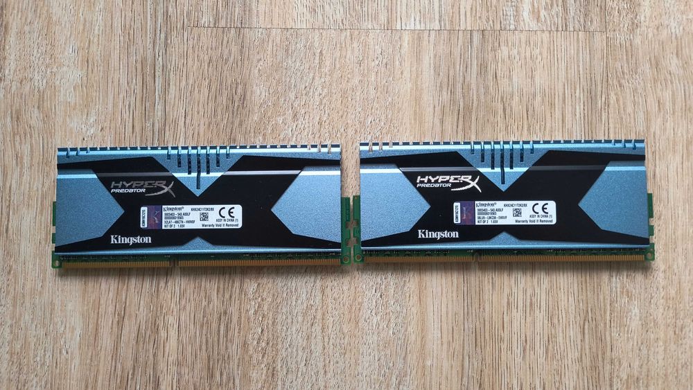 Pamięć ram Hyperx Predatod Kingston 2x4gb ddr3