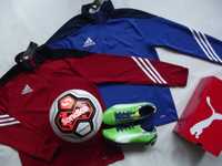 korki Puma 38 buty piłkarskie 24 cm + 2x bluza Adidas  piłka Sondico