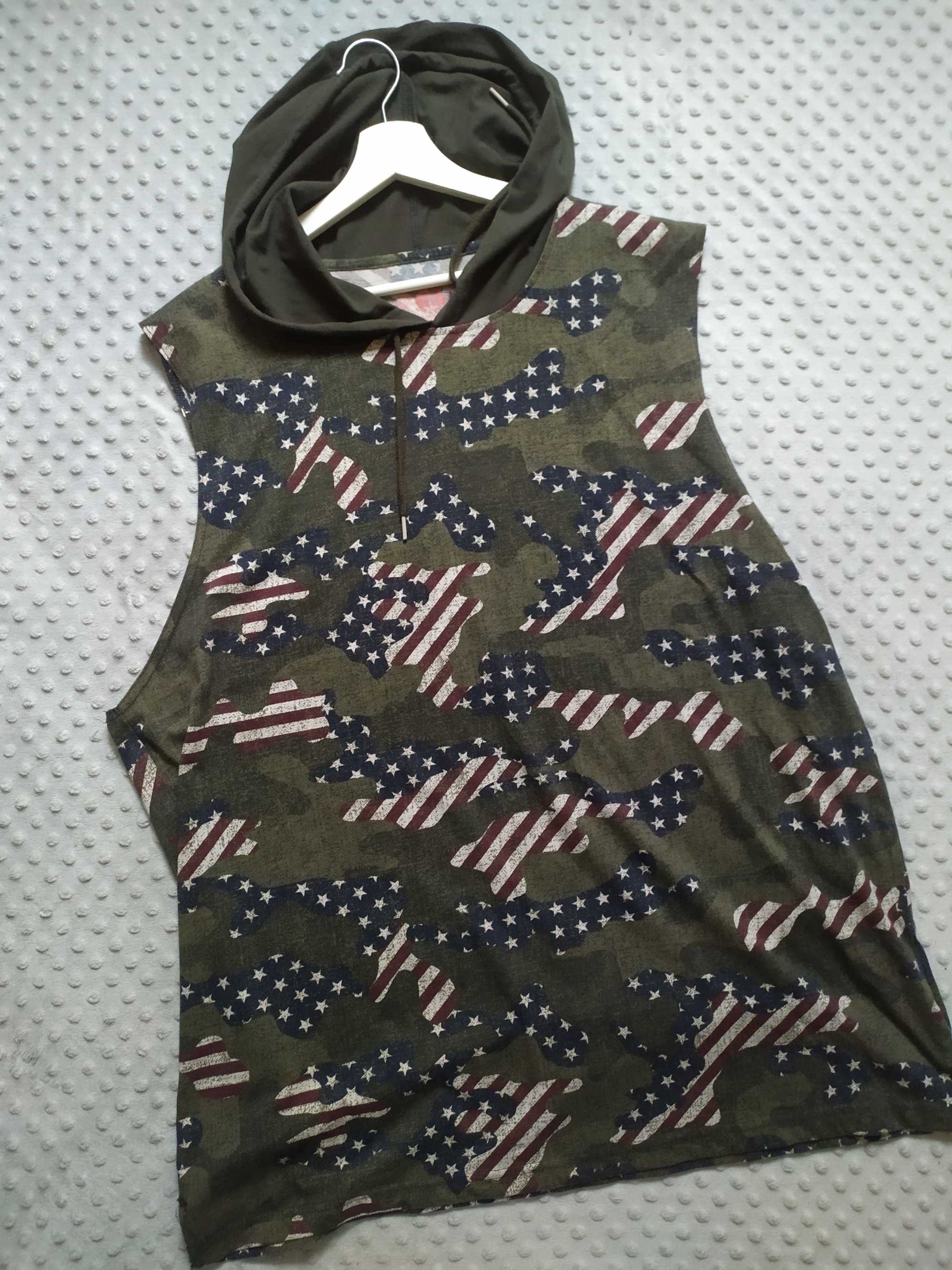 Bluzka damska bez rękawów Americano RAg XXL kamizelka