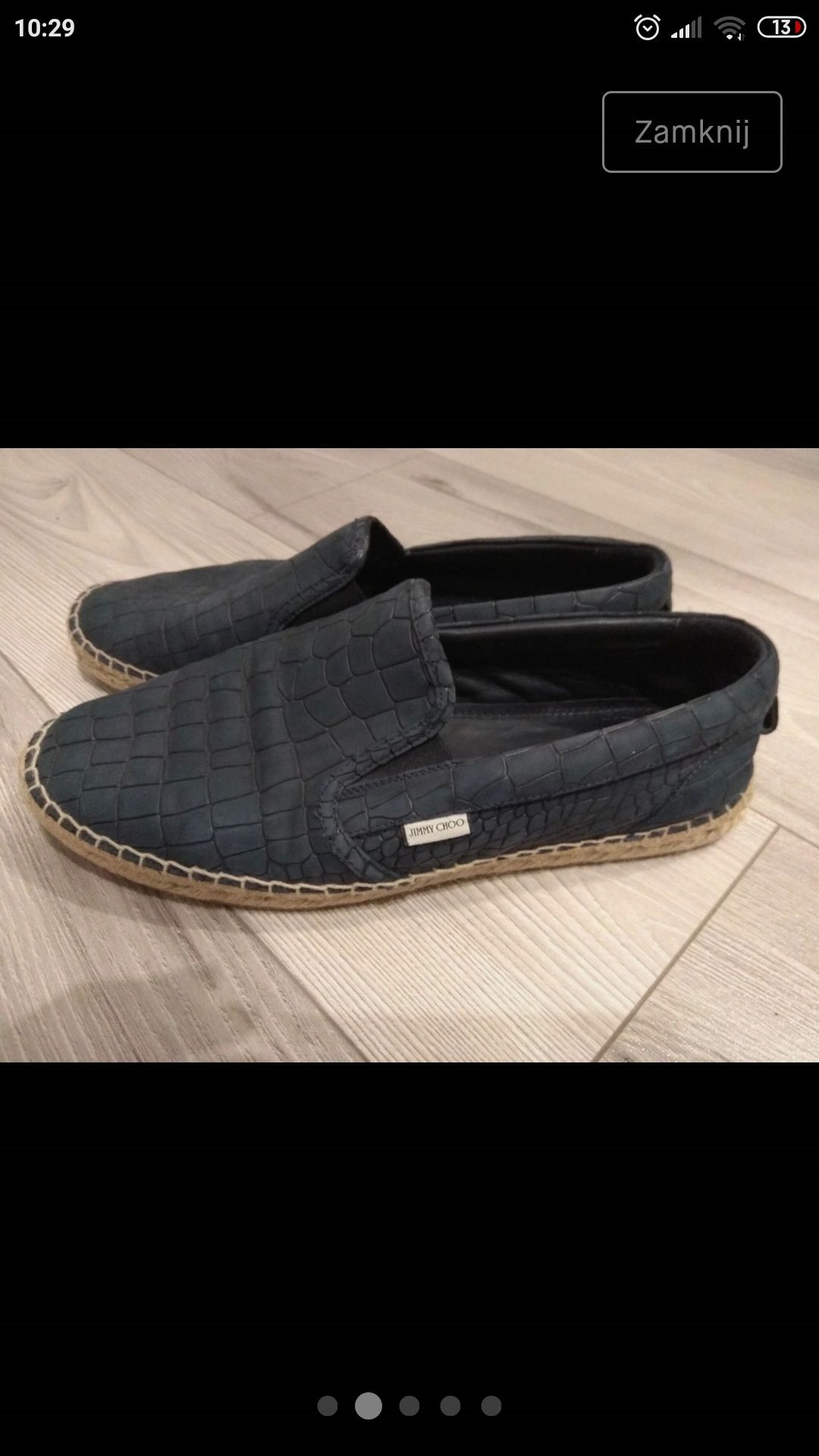 Buty mokasyny, slip on, męskie Jimmy Choo 44