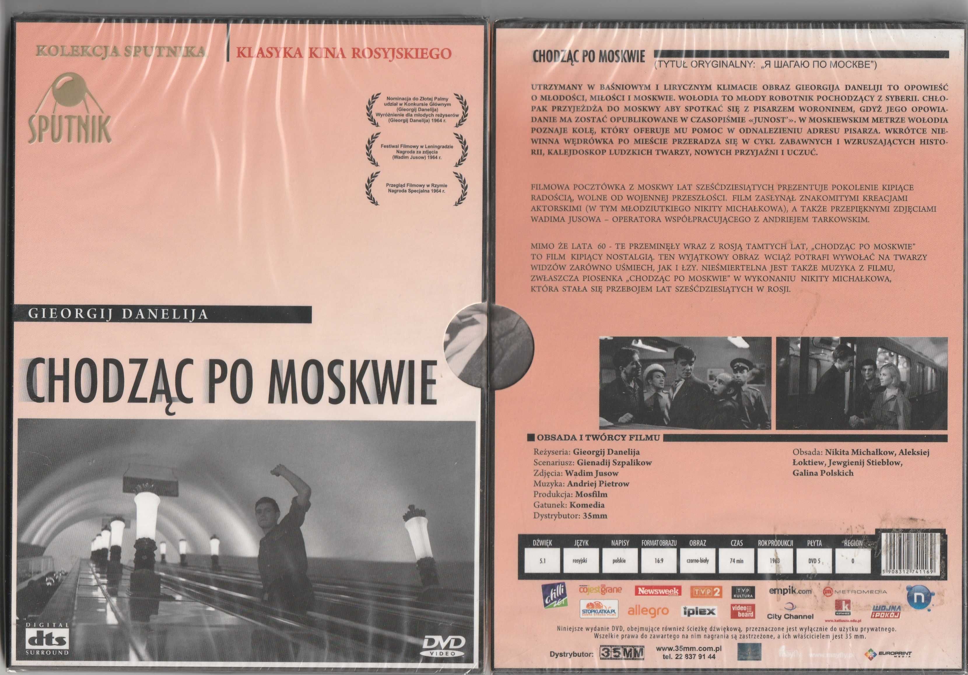 Chodząc po Moskwie Kolekcja Sputnika DVD