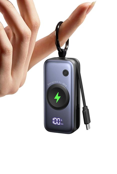 Стильний павербанк-брелок INIU для Apple Watch, iPhone, AirPods,Galaxy