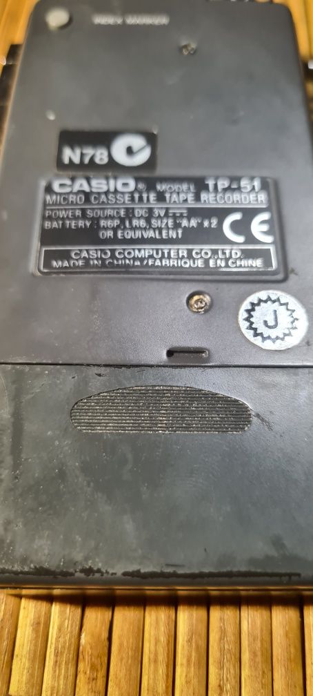 Диктофон CASIO  TP-51 .