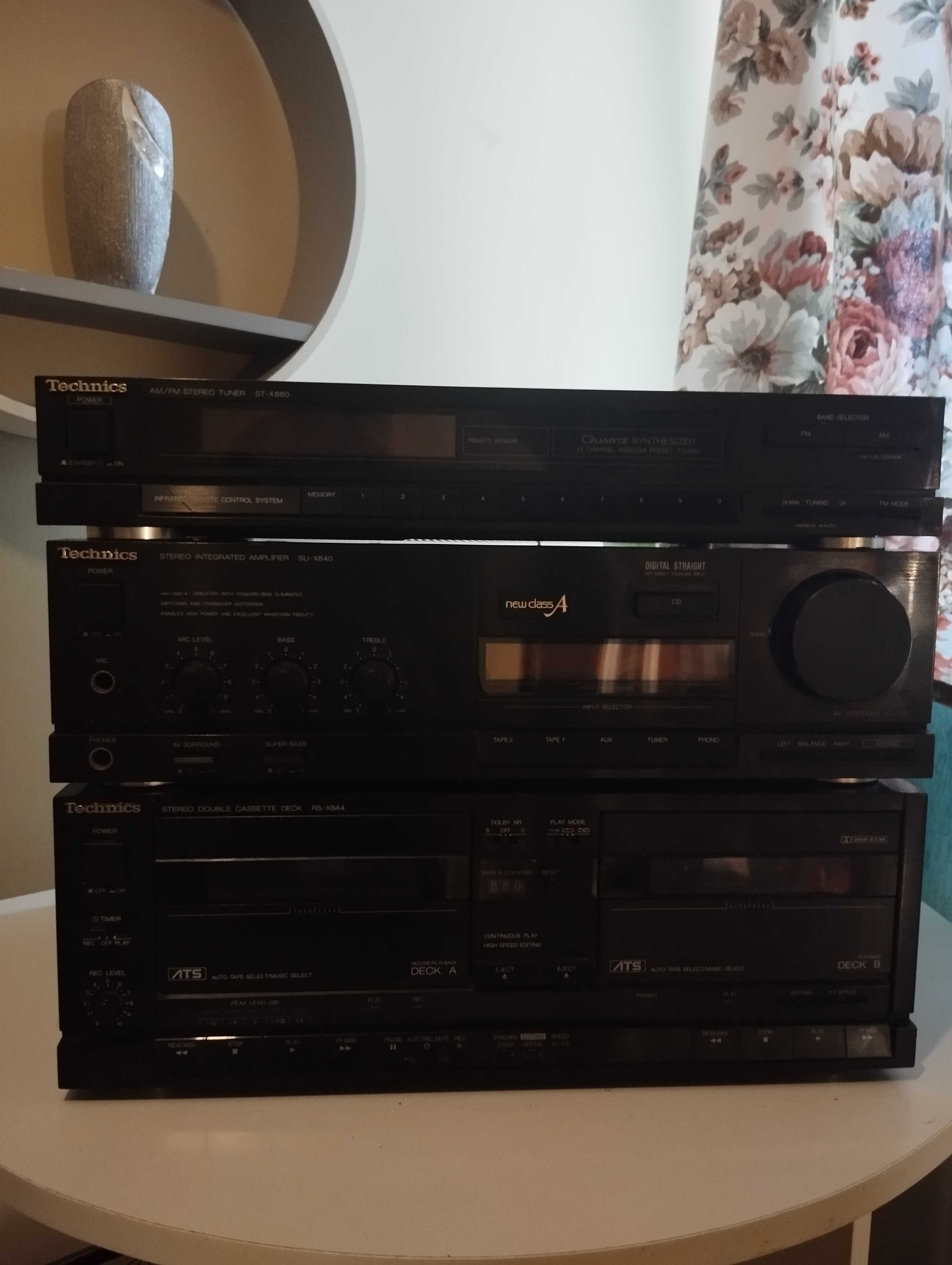 Wieża Technics  ST-X, SU-X, RS-X. 3 elementy