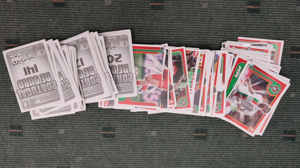 147 Cromos Futebol Portugal de Ouro Seleção Portuguesa 2011