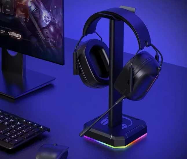 Подставка для наушников с RGB подсветкой
