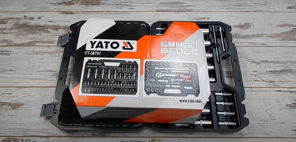 Набор ключей инструментов  yato 108 шт