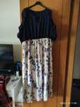 Vestido florido Azul