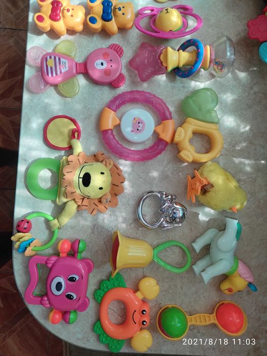 Грызунки погремушки лот много, пакет