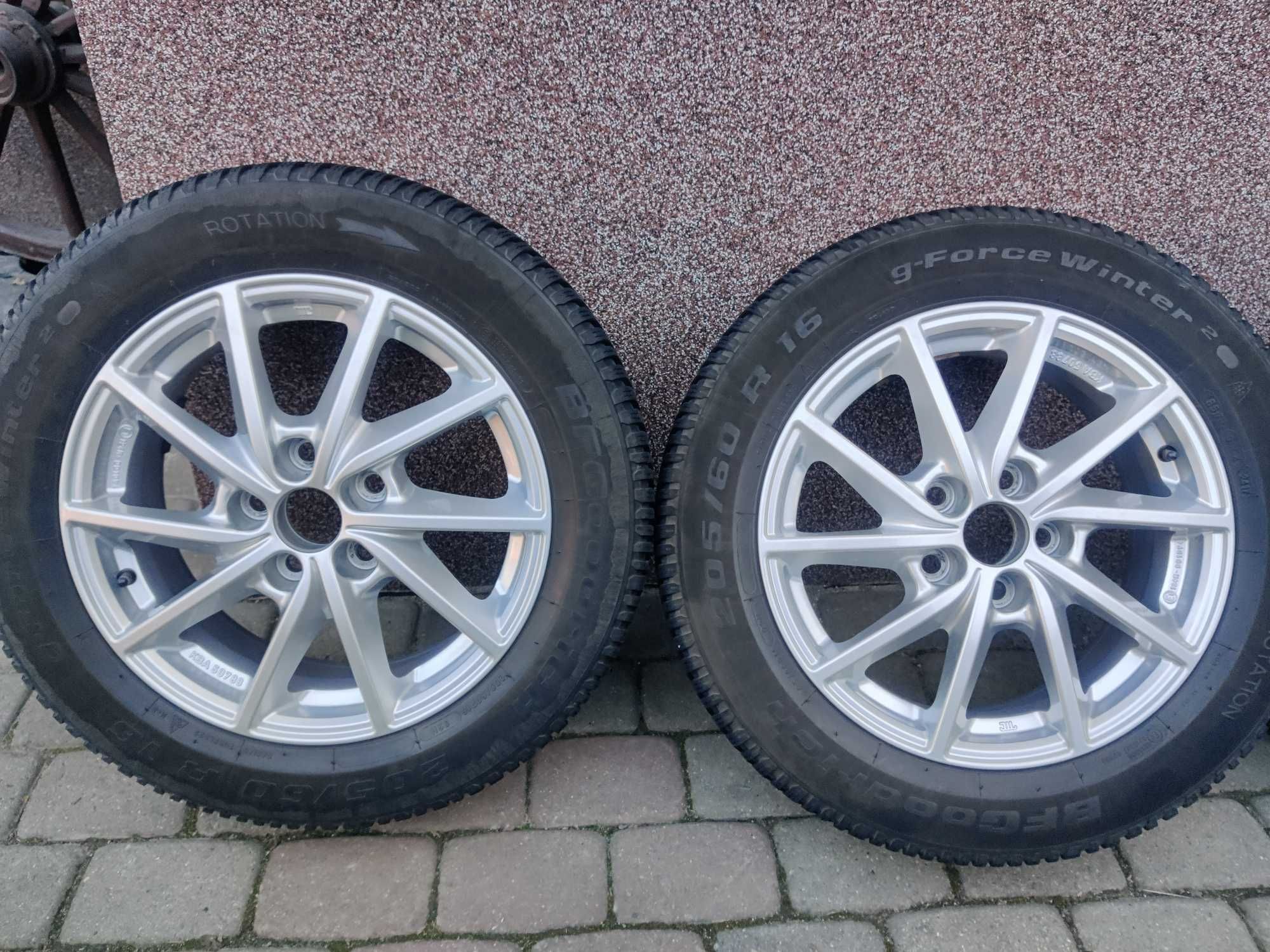 Koła Alutec Singa 16" 6.5J 5x114,3 ET38, BFGoodrich G-Force Winter 2