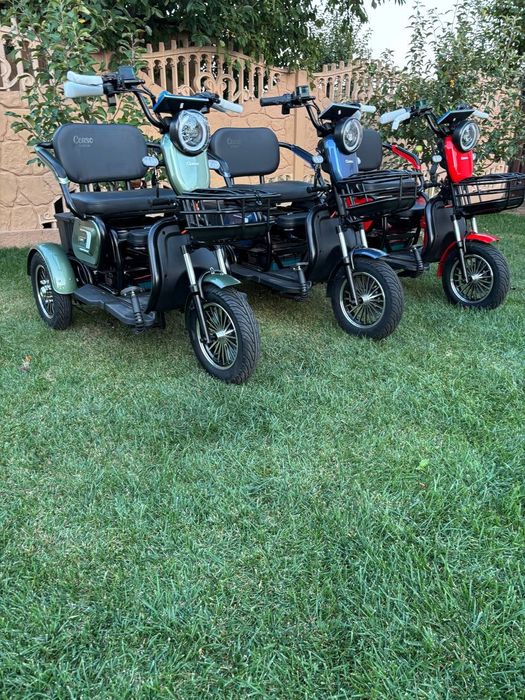 Трицикол CORCO《LOGAN 》Двигун 1000-1200W Батарея 72V-23Ah Доставка.