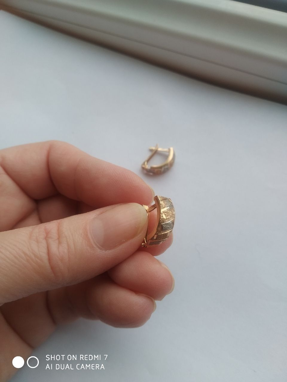 Золоті сережки 585 проба