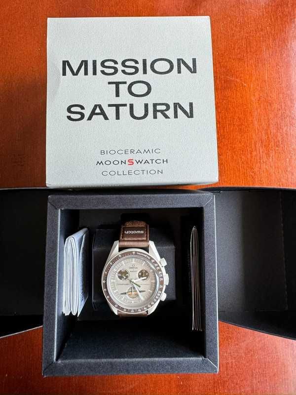Omega x Swatch Saturn SO33T100 - Bioceramika 2025