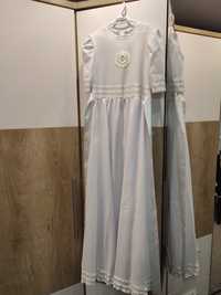Alba komunijna typu sukienka