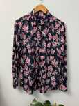 Koszula hawajska pineapple navy palmy tropikalna shirt Dstrezzed L