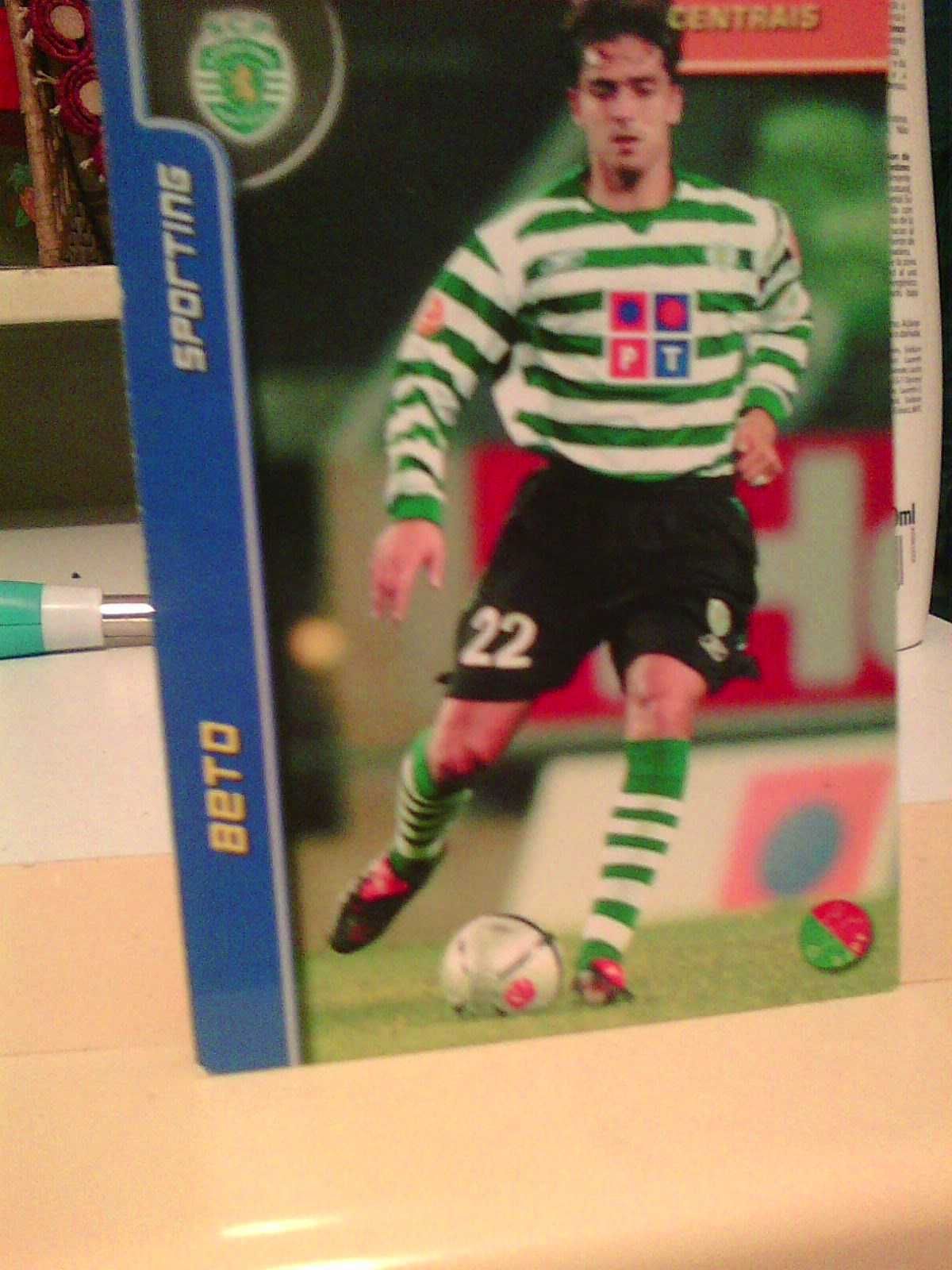 beto sporting 2005 carta trading panini