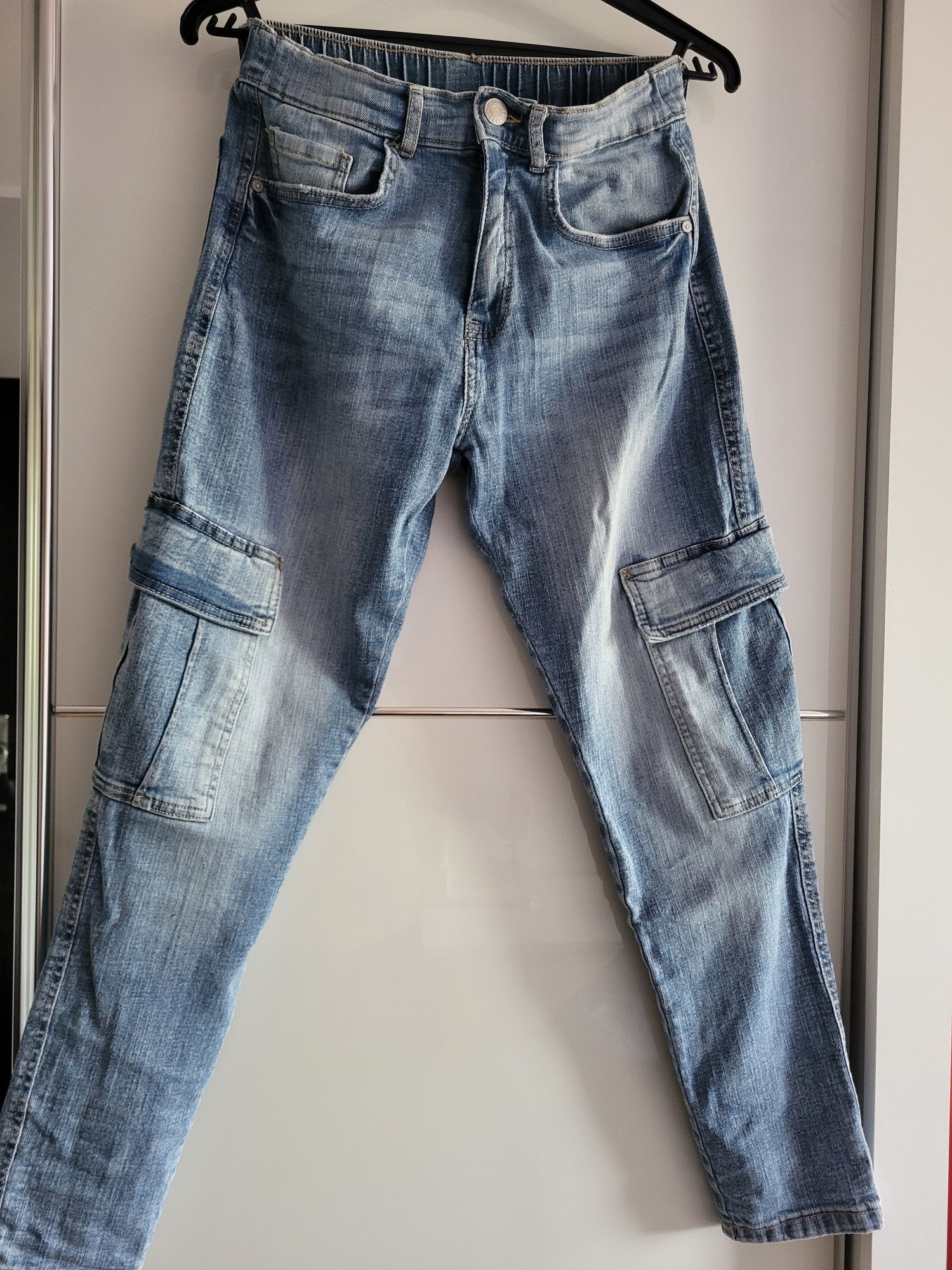 Spodnie jeans chłopięce Zara r.164