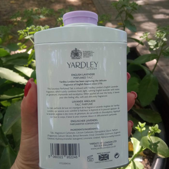 Тальк Yardley с запахом лаванды! 200грамм