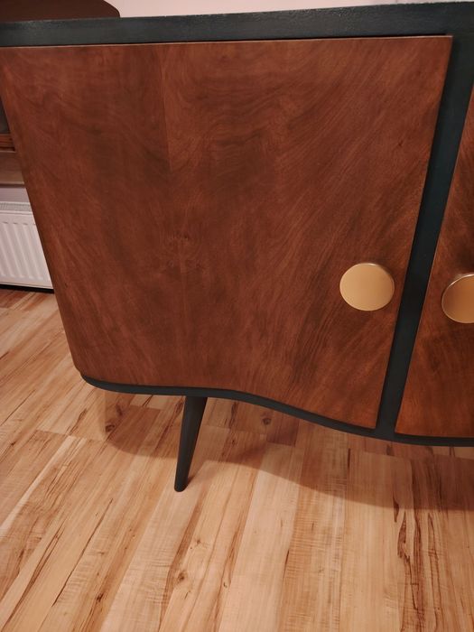 Komoda drewniana z okresu prl