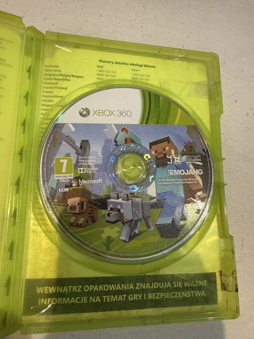 Gra minecraft xbox 360