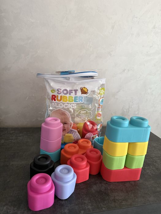 Мʼякий конструктор для малюків