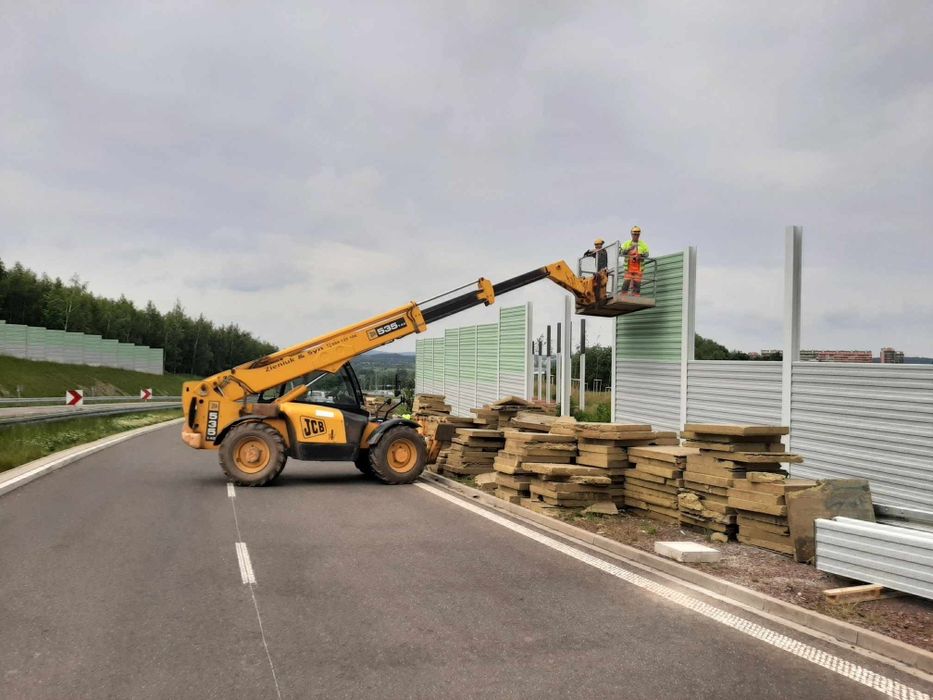 Uslugi ładowarką Teleskopową 14 metrów