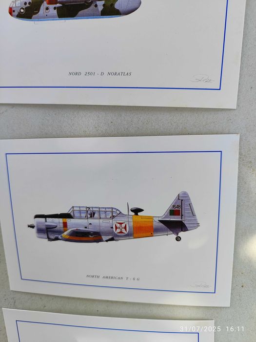 Coleção de postais do Museu do Ar